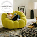 Cozy Bubble Velvet Fabric Lounge Armchair for Modern Living Spaces