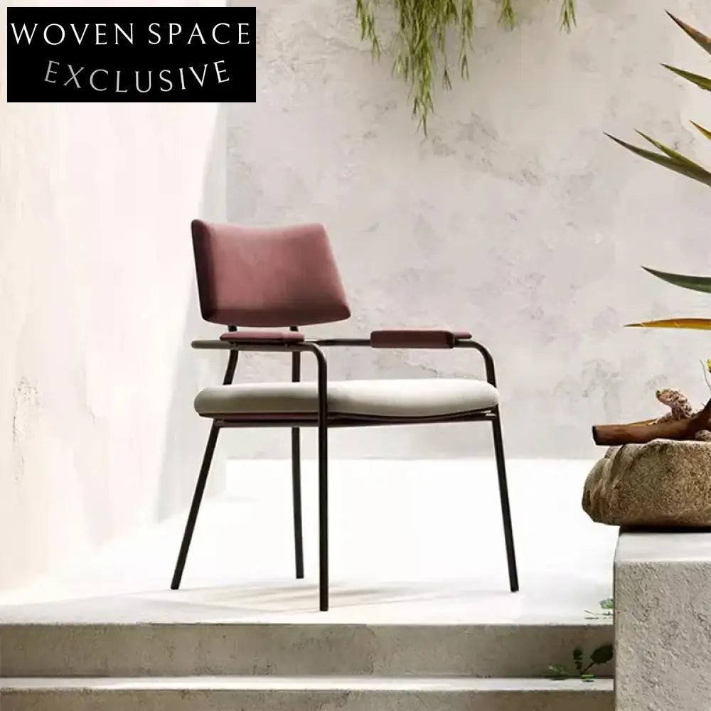 Cozy Modern Fabric Upholstered Accent Chair with Armrests for Home