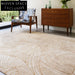 Cozy Modern Minimalist Handmade Polyester Area Rug for Living Room