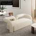 Cozy Nordic Lamb Wool Living Room Apartment Sofa Chairs Set for Modern Homes