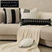 Cozy Nordic Style Cotton Linen Decorative Throw Pillow for Home Sofa Decor