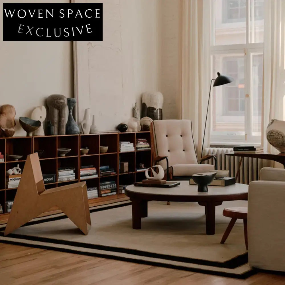 Cozy Nordic Style Handmade Polyester Living Room Bedroom Area Rug