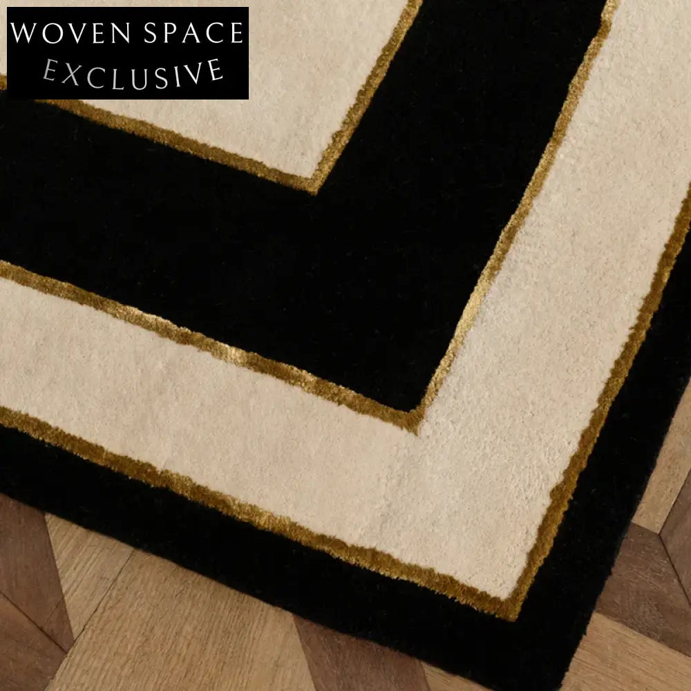 Cozy Nordic Style Handmade Polyester Living Room Bedroom Area Rug