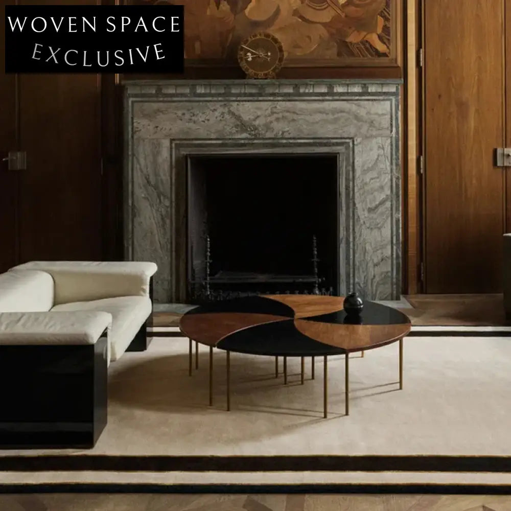 Cozy Nordic Style Handmade Polyester Living Room Bedroom Area Rug