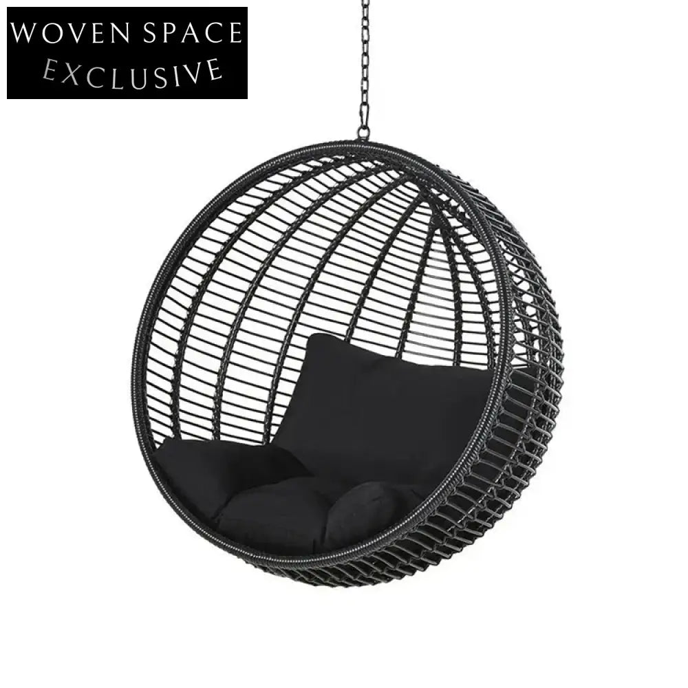 Cozy Outdoor Rattan Egg Swing Chair with Stand for Patio Seating