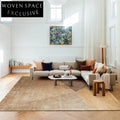Cream Fluffy Nordic Geometric Pattern Area Rug for Living Room Bedroom Decor