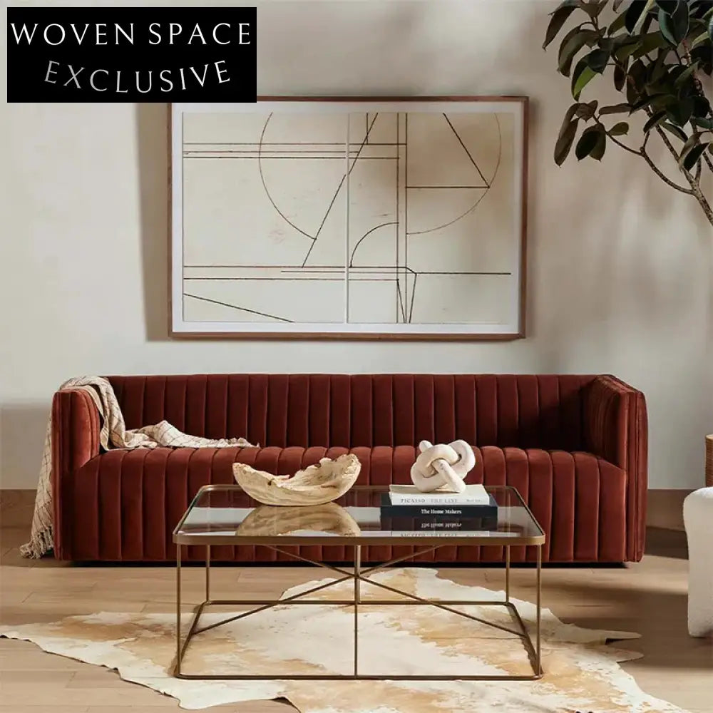 Cream Style Modular Recliner Sofa Set with Solid Wood Frame