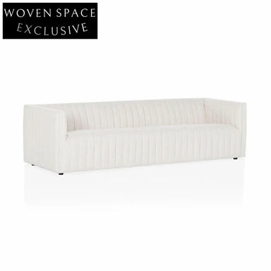 Cream Style Modular Recliner Sofa Set with Solid Wood Frame