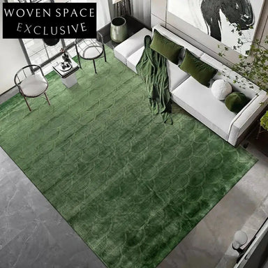 Cream Wabi-Sabi Style Modern Minimalist Living Room Area Rug