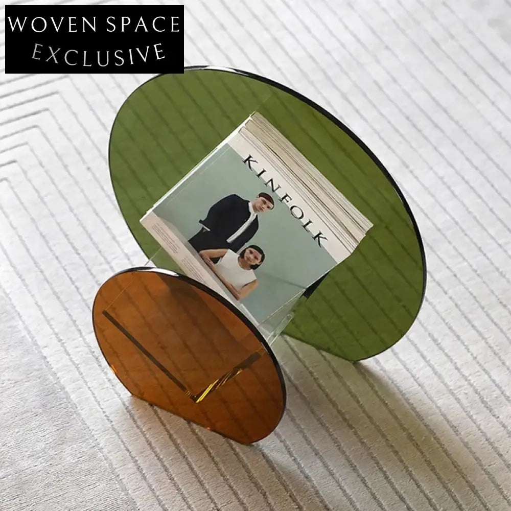 Creative Acrylic Nesting Coffee Table Set, Modern Clear Design with Storage