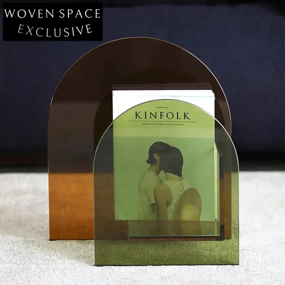 Creative Acrylic Nesting Coffee Table Set, Modern Clear Design with Storage