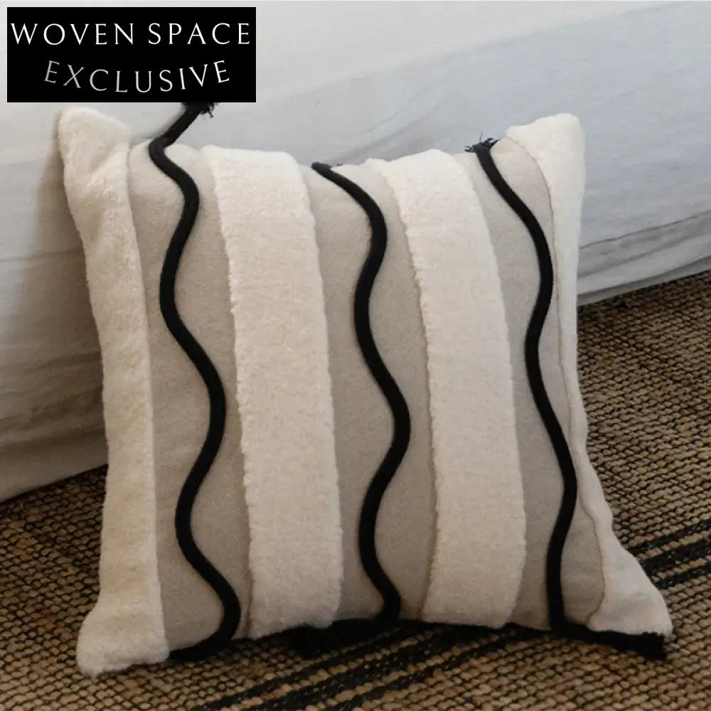 Creative Art Decor Cotton Linen Blend Sofa Back Bedroom Throw Pillow