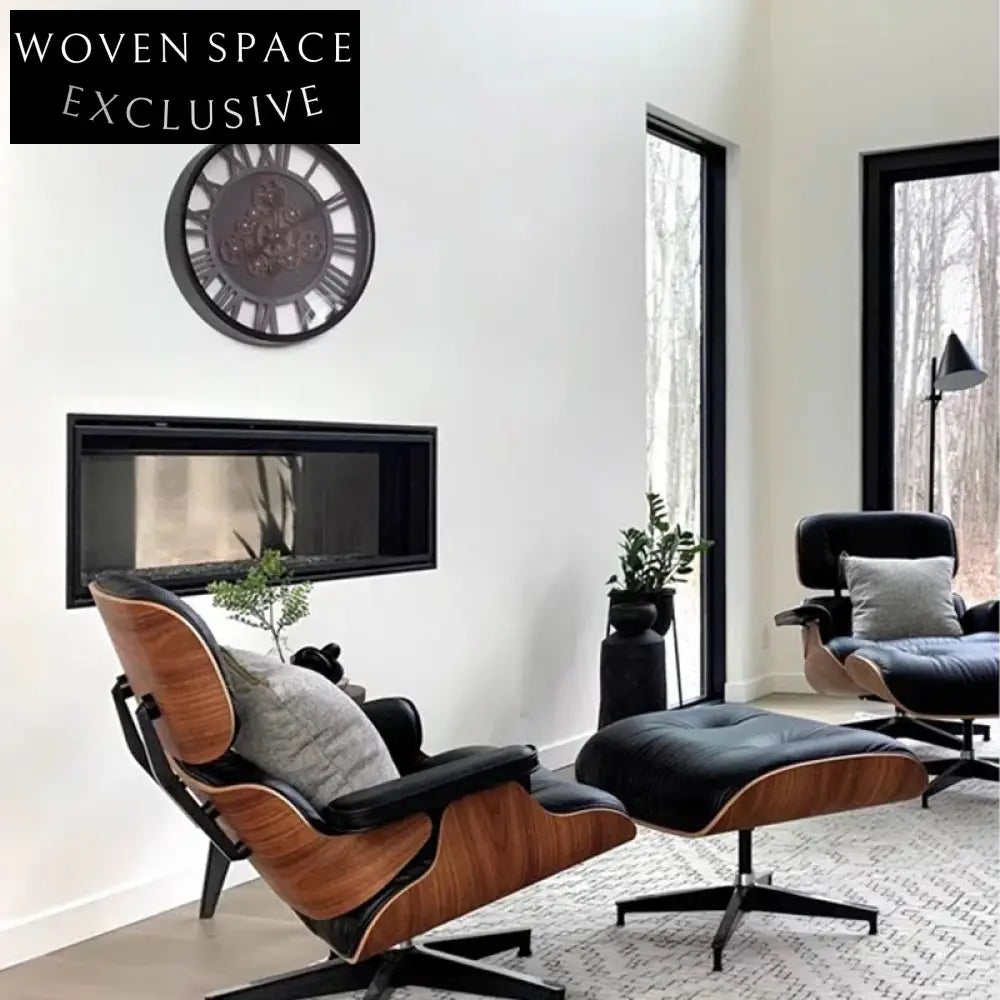 Creative Gear Clock Glass Top Coffee Table with Modern Metal Legs