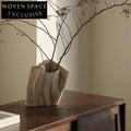Creative Irregular Resin Art Decor Vase for Living Room Tabletop Display Vase