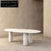 Creative Irregular Shape Modern Solid Wood Dining Table
