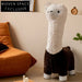 Creative Plush Alpaca Animal Stool for Children's Room or Living Area