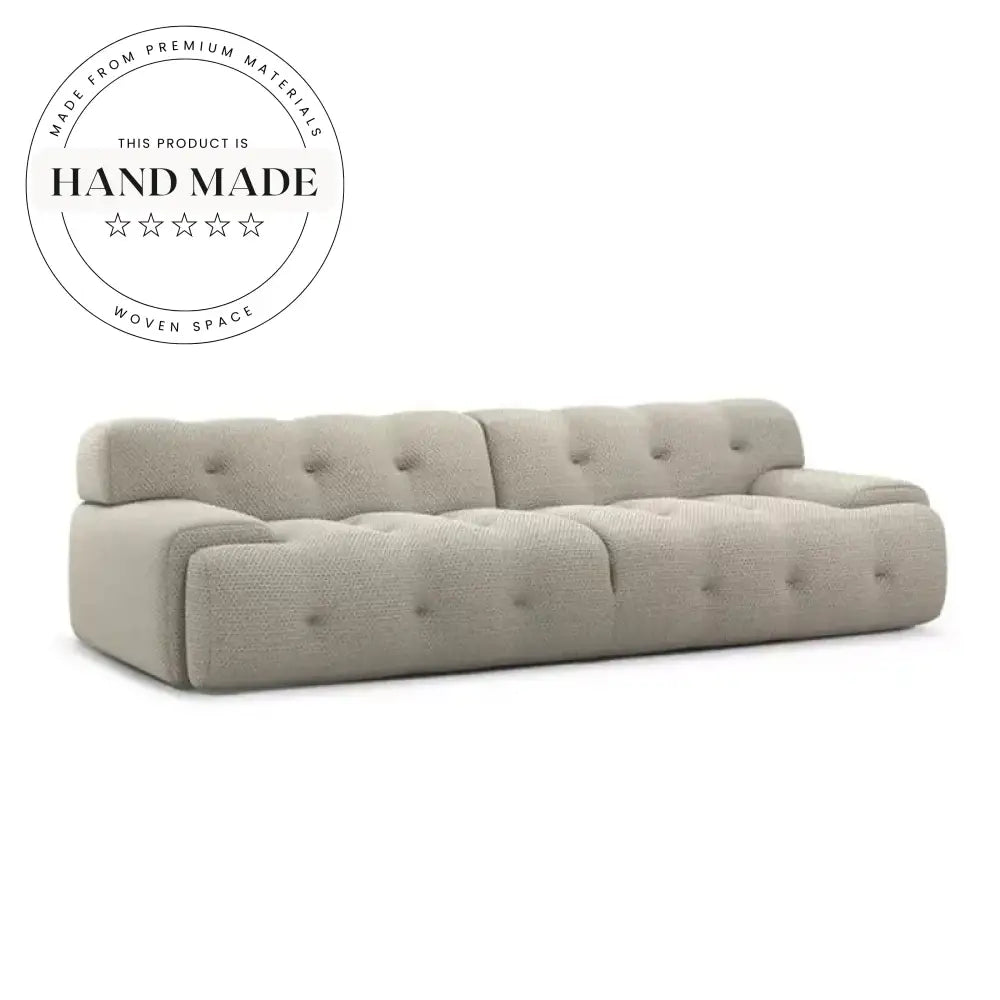 Creative Shell Shaped 3D Fabric Modern Italian Living Room Sofa
