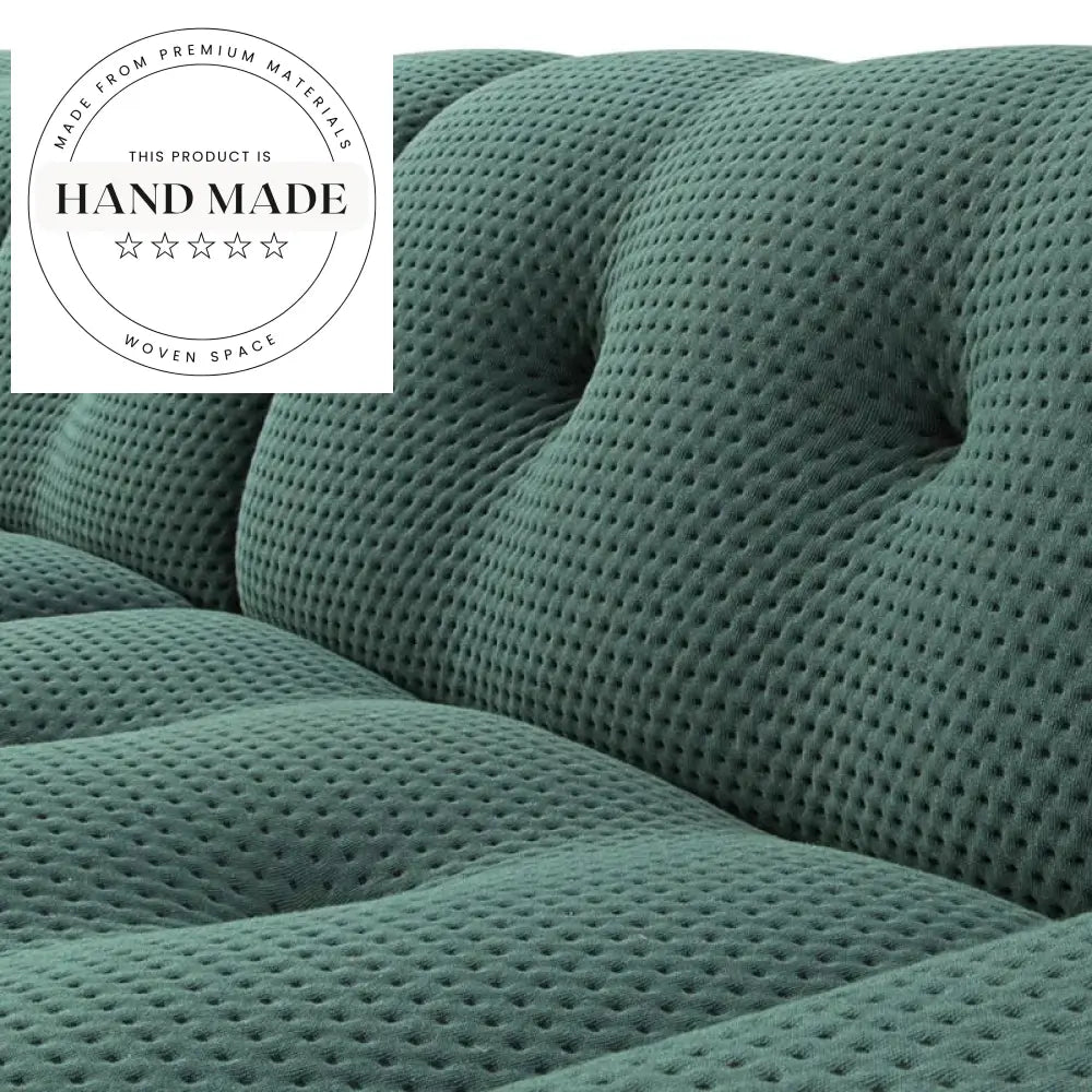 Creative Shell Shaped 3D Fabric Modern Italian Living Room Sofa