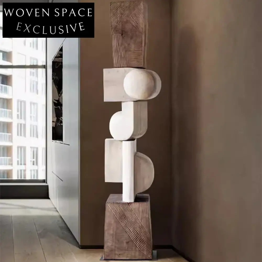 Creative Special Design Home Living Room Wooden Floor Art Decoration Ornament