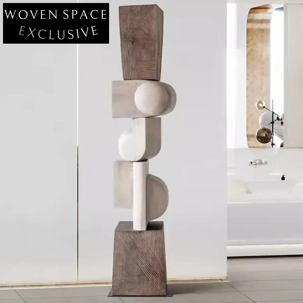 Creative Special Design Home Living Room Wooden Floor Art Decoration Ornament