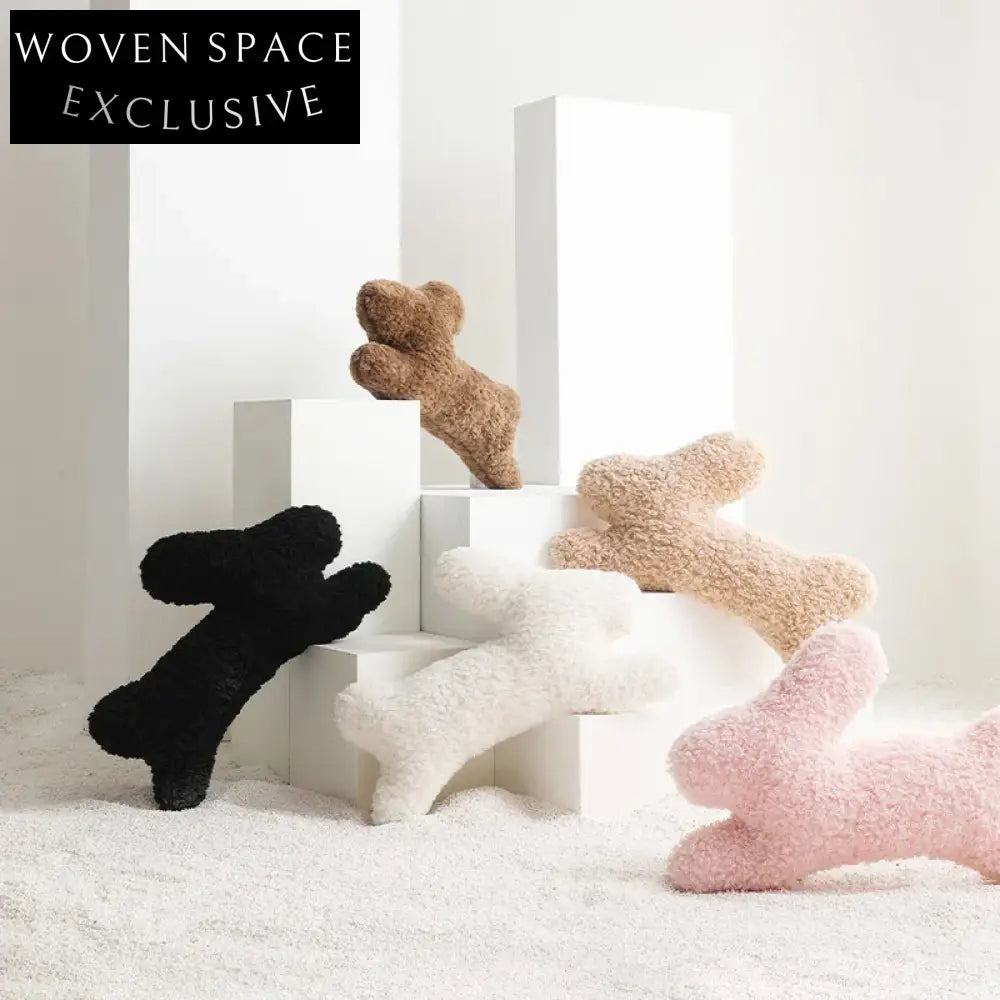 Cuddly Pink Rabbit Plush Sofa Cushion for Cozy Home Decor