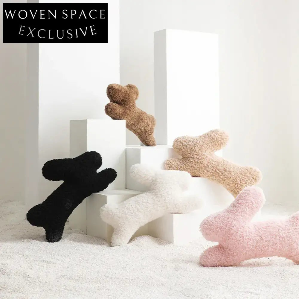 Cuddly Pink Rabbit Plush Sofa Cushion for Cozy Home Decor