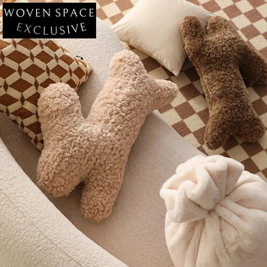 Cuddly Pink Rabbit Plush Sofa Cushion for Cozy Home Decor