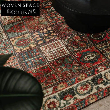 Custom Bohemian Anti-Slip Washable Persian Ethnic Area Rug for Home Decor