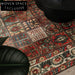 Custom Bohemian Anti-Slip Washable Persian Ethnic Area Rug for Home Decor