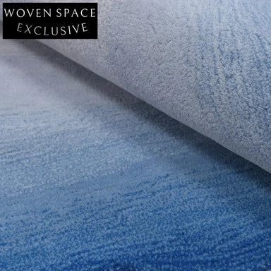 Custom Irregular Shaped Woolen Area Rug for Modern Wabi-Sabi Living Rooms