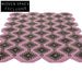 Custom Purple Irregular Puzzle Area Rug, 0.51-inch Thick Modern Designer Carpet