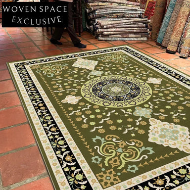 Custom Vintage Persian Ethnic Style Area Rug for Modern Home Living Room