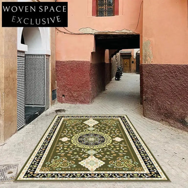 Custom Vintage Persian Ethnic Style Area Rug for Modern Home Living Room