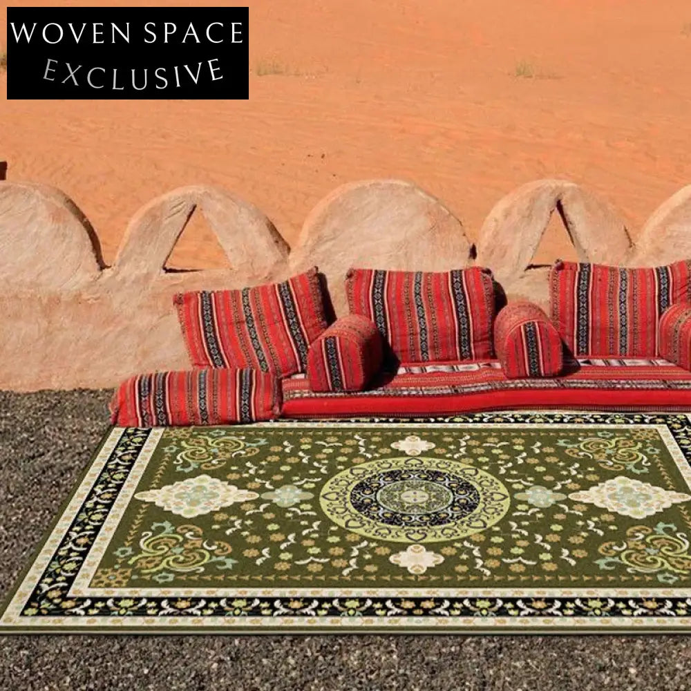 Custom Vintage Persian Ethnic Style Area Rug for Modern Home Living Room