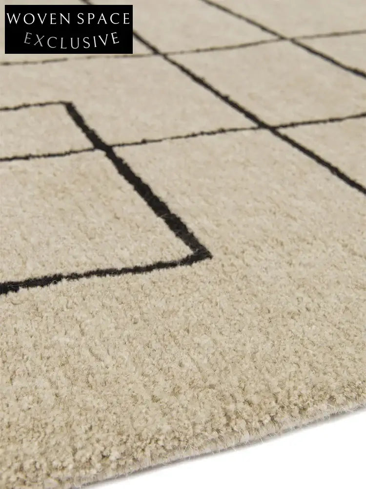 Customizable Geometric Striped Polyester Handmade Modern Area Rug