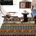 Customizable Persian Moroccan Geometric Pattern Washable Area Rug for Home