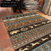Customizable Persian Moroccan Geometric Pattern Washable Area Rug for Home