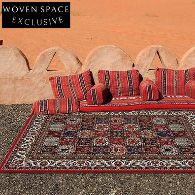 Customizable Persian Style Polyester Fiber Washable Anti-Slip Indoor Home Carpet