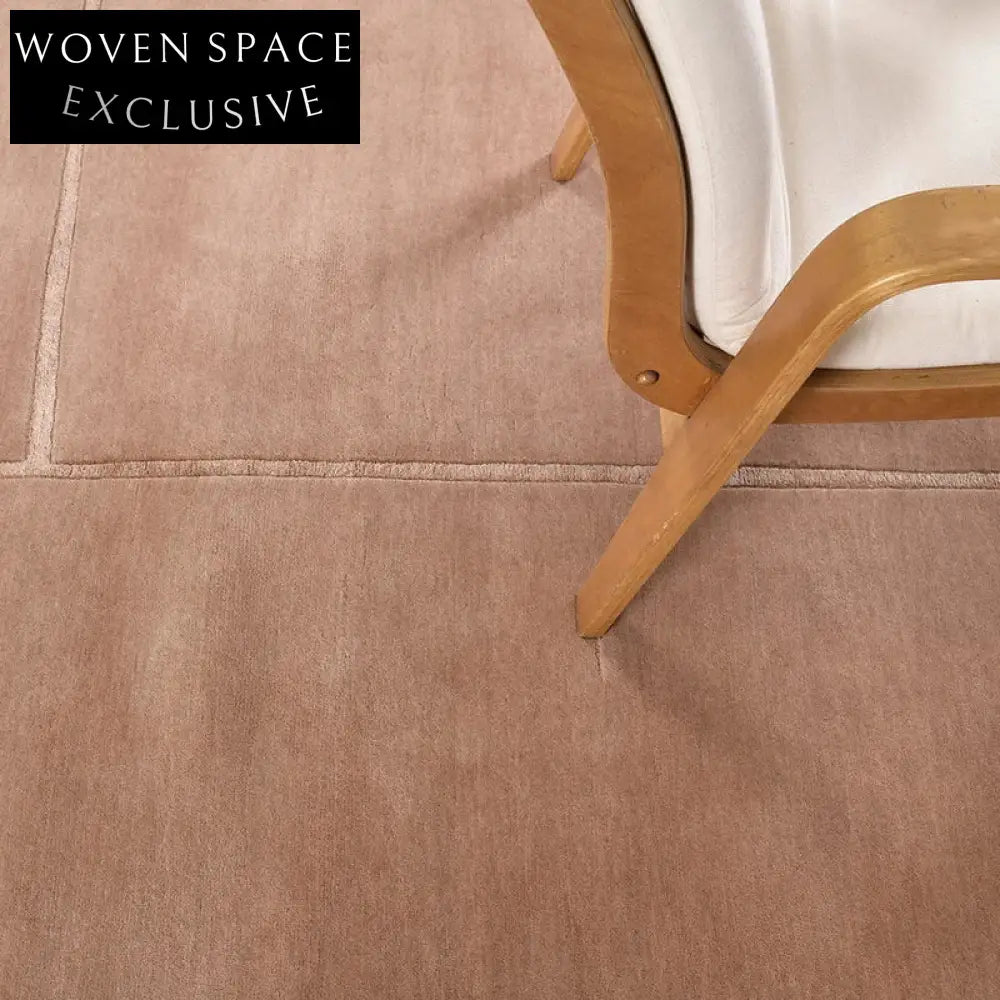 Customizable Polyester Solid Color Modern High-End Handmade Living Room Area Rug