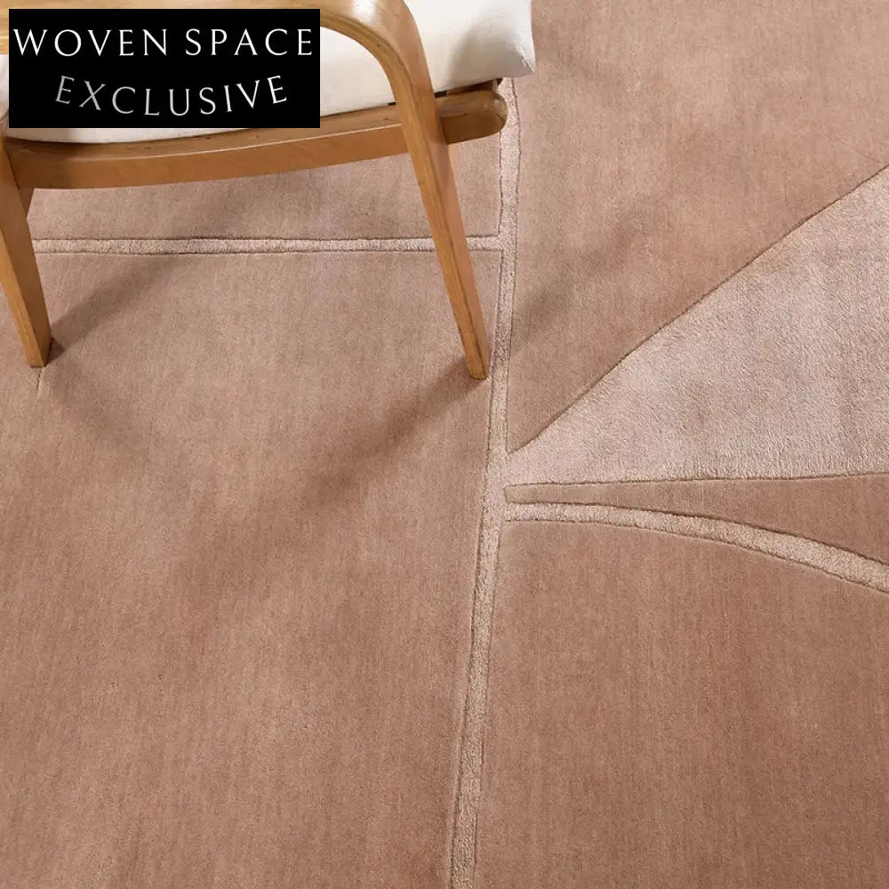 Customizable Polyester Solid Color Modern High-End Handmade Living Room Area Rug
