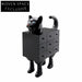 Cute Cat Shaped Wood Kids Storage Cabinet for Nursery Playroom Living Room