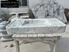 Danelle Carrara Marble Sink with Ribbed Sides