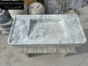 Danelle Carrara Marble Sink with Ribbed Sides