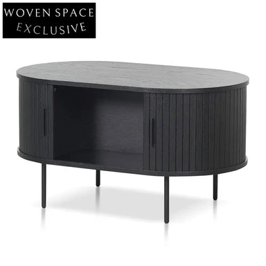 Dania 100cm Coffee Table - Full Black Coffee Table