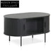 Dania 100cm Coffee Table - Full Black
