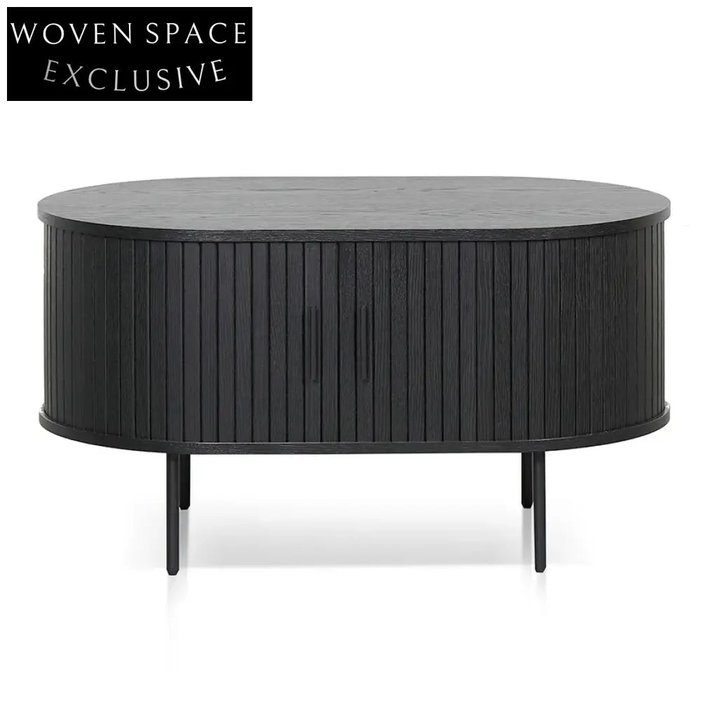 Dania 100cm Coffee Table - Full Black Coffee Table