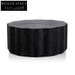 Danica 100cm Round Coffee Table - Full Black Coffee Tables