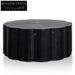 Danica 100cm Round Coffee Table - Full Black Coffee Tables