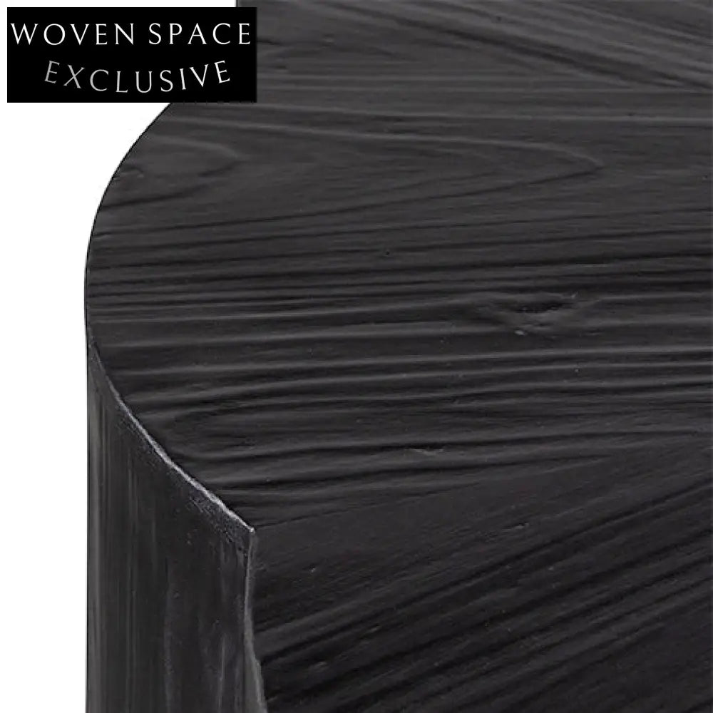 Danica 100cm Round Coffee Table - Full Black Coffee Tables