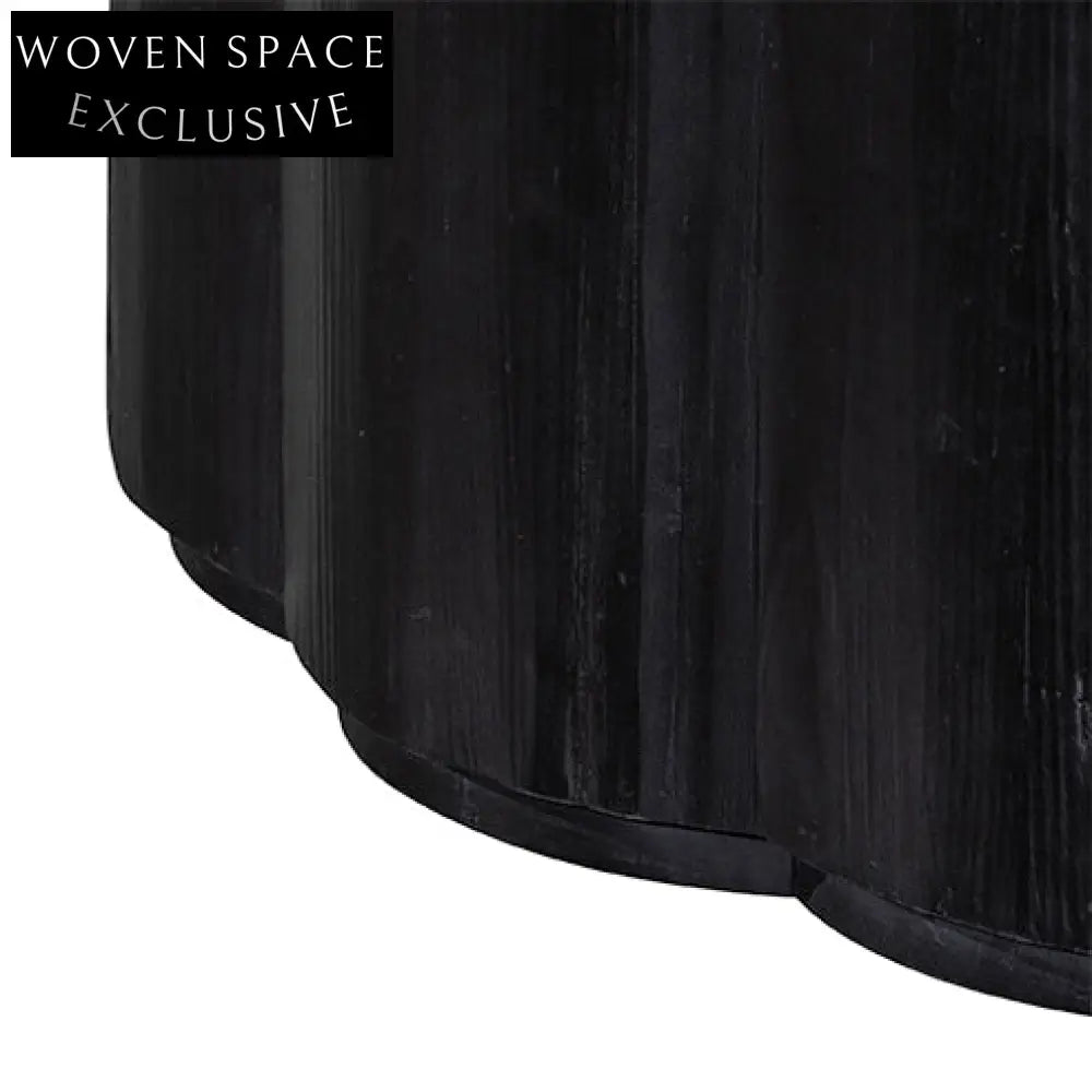 Danica 100cm Round Coffee Table - Full Black Coffee Tables